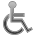 Disabled Symbol Handicap Black Icon 72x72 png